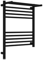 Полотенцесушитель электрический Сунержа Богема 3.1 с полкой 600х500 МЭМ левый Матовый чёрный арт-31-6006-6050 — фото 4, Электрические полотенцесушители