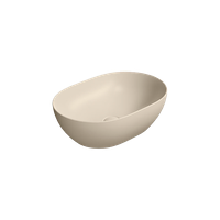 Товар: раковина накладная PURA 50x35 бежевый матовый арт-886008 - фото 2 раковина накладная PURA 50x35 бежевый матовый арт-886008 — фото 2, Раковины накладные