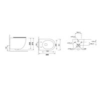 Товар: Унитаз Color (495х365х375) РОЗОВЫЙ матовый подвеснойбезободковый с тонкой крышкой арт-GR-4455PIMS - фото 7 Унитаз Color (495х365х375) РОЗОВЫЙ матовый подвеснойбезободковый с тонкой крышкой арт-GR-4455PIMS — фото 7, Подвесные унитазы