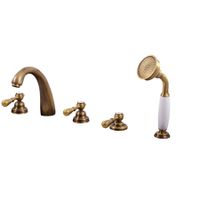 MORAVA смеситель каскадный на 5 отверстий, ЦВЕТ БРОНЗА арт-MK476.5PSM — фото 1, Смеситель для ванны