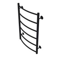 Полотенцесушитель водяной AZARIO VERONA 500/800 6 секций, нижнее/диагональное подключение, 1/2", черный арт-AZ83874B — фото 2, Водяные полотенцесушители