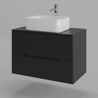 Товар: Orange Line Li-80TubMDF+B02-460W тумба с раковиной подвесная 80 см, черный/белый Li-80TubMDF+B02-460W - фото 1 Orange Line Li-80TubMDF+B02-460W тумба с раковиной подвесная 80 см, черный/белый Li-80TubMDF+B02-460W — фото 1, Тумбы с раковиной