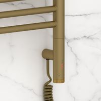 Товар: Полотенцесушитель электрический Сунержа Богема 3.1 с полкой 800х500 МЭМ правый Матовое золото 032-6007-8050 - фото 2 Полотенцесушитель электрический Сунержа Богема 3.1 с полкой 800х500 МЭМ правый Матовое золото 032-6007-8050 — фото 2, Электрические полотенцесушители