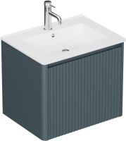 Тумба под раковину Allen Brau Gravity 60 1.370016.BGM синий матовый — фото 3, Тумбы под раковину