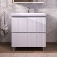 Тумба под раковину VIGO Finlay 80 напольная белый арт-tn.FIN.COM.80.2Y — фото 2, Тумбы под раковину