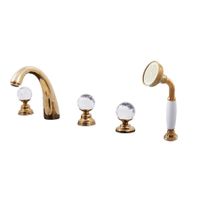 Смеситель Brilliance врезной для ванной, пять отверстий, арт-BRILLIANCE176.5PZ — фото 3, Смеситель для ванны