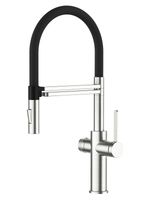 Agger Elegant смеситель для кухни однорычажный с каналом для питьевой воды и гибким изливом, хром глянцевый арт-A3252500 — фото 1, Смесители для кухни