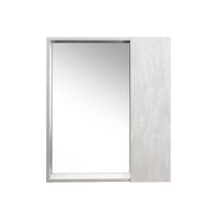 Зеркало со шкафом VIANT БЕРЛИН 60 подвесное цемент арт-VBER60C-ZSH — фото 6, Зеркальные шкафы в ванную