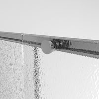 Дверь в нишу Niagara Nova NG-65-10CH (100х195) хром,стекло шиншилла,дверь раздвижная,1 место — фото 9, Раздвижные душевые двери