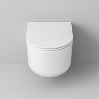 Унитаз подвесной Grossman (490х360х380) безободковый,белый с тонкой крышкой,микролифт,смыв торнадо,1 место арт-GR-4416SQ — фото 5, Подвесные унитазы