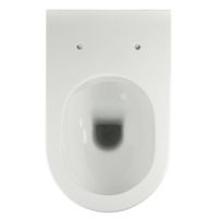 MONACO Унитаз напольный, безободковый, белая керамика 32065 — фото 4, Приставные унитазы