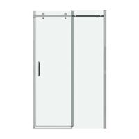Дверь в нишу Grossman Classic (160х195) хром,стекло прозрачное,раздвижная, 1 место арт-100.K33.04.160.10.00 — фото 1, Раздвижные душевые двери