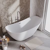 Ванна отдельностоящая Grossman Galaxy GR-2103M (180х77х72) цвет белый матовый,1 место — фото 5, Акриловые ванны