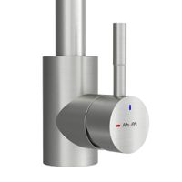 F85B05011 X-Joy S, смеситель для кухни с L-изливом, сатин — фото 7, Смесители для кухни