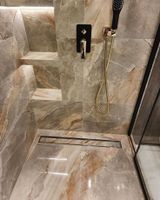 Товар: Трап CL6138G/80 Ceramalux матовое золото , щелевой, нерж.сталь, 800 мм CL6138G-80 - фото 3 Трап CL6138G/80 Ceramalux матовое золото , щелевой, нерж.сталь, 800 мм CL6138G-80 — фото 3, Трапы для душа