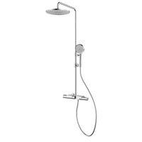 Душевая система Azario PIANO термостатический картридж, хром арт-AZ-678U87ZA8-1DA1K17A-JR3A50AC — фото 1, Душевые стойки