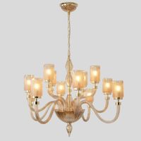 Люстра арт-SILVESTRO SP12 AMBER — фото 5, Люстры