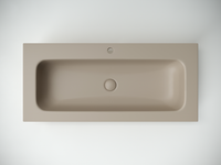 Раковина накладная Grace прямоугольная, с отверстием под смеситель, 1010*457*137 мм,вет капучино матовый, арт. арт-CN7013MC — фото 3, Раковины встраиваемые сверху