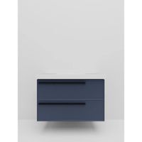 Тумба под раковину подвесная La Fenice Elba TWIN , синяя арт-FNC-01-ELB-BG-80-2 — фото 3, Тумбы под раковину