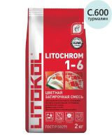 Затирочная смесь Litokol LITOCHROM 1-6 C.600 турмалин (2 кг) 329490002 — фото 1, Затирка для плитки