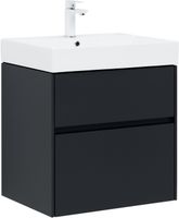 Тумба с раковиной Aquanet Бруклин 60 цв. антрацит матовый арт-00312875 — фото 2, Тумбы с раковиной