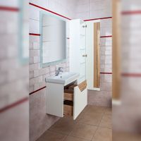 Товар: Комплект мебели для ванной Бриклаер , белый/дуб арт-БРАЙТОН 60 - фото 5 Комплект мебели для ванной Бриклаер , белый/дуб арт-БРАЙТОН 60 — фото 5, Комплекты мебели для ванной