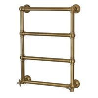 COLOSSEUM Полотенцесушитель электрический, h670/750х480/560 мм. DX(включение справа), бронза 20278 — фото 1, Электрические полотенцесушители