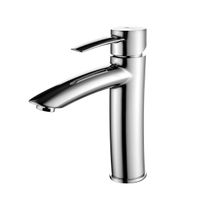 Atlantiss Смеситель для раковины, монолит.излив 126мм, р/ОД, хром, LM, LM3237C — фото 1, Смесители для раковины