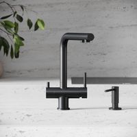 Смеситель для кухни SANCOS Foster с возможностью подключения фильтра для воды, цвет черный матовый, арт. арт-SC4014MB — фото 4, Смесители для кухни