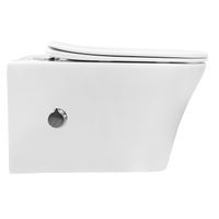 Унитаз подвесной Azario Nove 350х520х365 безободковый, c функцией биде, в комплекте быстросъемное сиденье микролифт арт-AZ-9321B — фото 10, Подвесные унитазы