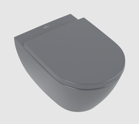 Товар: Унитаз, Villeroy&Boch, Subway 2.0, безободковый (с открытым смывным краем), тип установки-подвесной, ширина, мм-370, глубина, мм-560, высота, мм-365, форма чаши-овальная, выпуск-горизонтальный, материал-керамика, бачок-необходима система инсталляции, скрытый бачок, сиденье-необходимо заказать, вид грязеотталкивающего/антибак покрытия-CeramicPlus/AntiBac, цвет-графит (Graphite) арт-5614R0i4 - фото 1 Унитаз, Villeroy&Boch, Subway 2.0, безободковый (с открытым смывным краем), тип установки-подвесной, ширина, мм-370, глубина, мм-560, высота, мм-365, форма чаши-овальная, выпуск-горизонтальный, материал-керамика, бачок-необходима система инсталляции, скрытый бачок, сиденье-необходимо заказать, вид грязеотталкивающего/антибак покрытия-CeramicPlus/AntiBac, цвет-графит (Graphite) арт-5614R0i4 — фото 1, Подвесные унитазы