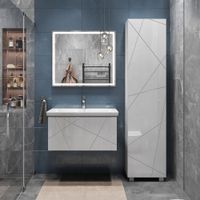 Товар: Тумба под раковину VIGO Geometry 80 подвесная белый (035) - фото 6 Тумба под раковину VIGO Geometry 80 подвесная белый (035) — фото 6, Тумбы под раковину