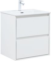 Тумба под раковину Aquanet Милан 60 белый глянец арт-00336367 — фото 13, Тумбы под раковину