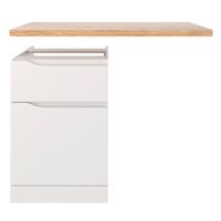 Столешница из массива NORDIC 122 см /ясень/ без отв. /AQUA DE MARCO 4122CNOR/Y — фото 2, Столешницы под раковину