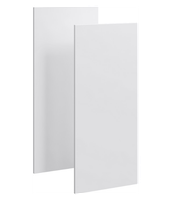 Подвесной пенал 36,5 см с двумя дверьми с системой открывания «push-to-open». Цвет белый арт-MOB0535W+MOB0735W — фото 2, Пеналы для ванной комнаты