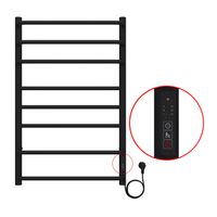 Товар: Полотенцесушитель электрический AZARIO MILAN 500/800 8 секций, диммер справа, черный арт-AZ90858B - фото 3 Полотенцесушитель электрический AZARIO MILAN 500/800 8 секций, диммер справа, черный арт-AZ90858B — фото 3, Электрические полотенцесушители