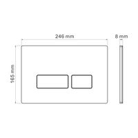 Клавиша смыва Grossman Pragma 700.K31.03.310.310 золото матовый,1 место — фото 5, Кнопки смыва