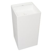 Моноблок Sigma из Solid Perfection (45см*45см*81см) /белый/ AQUA DE MARCO арт-SIGMA45_SOL — фото 2, Раковины напольные