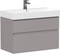 Тумба под раковину Allen Brau Infinity 85 1.210026.PGM платина матовый — фото 1, Тумбы под раковину