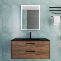 База под раковину Chiara 2D 1000 подвесная, 2 выкатных ящика soft-close, С.Oak арт-VMC-2C2100CO — фото 4, Тумбы под раковину