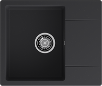 Товар: GRANFEST Мойка URBAN 258L 1-чаша+крыло 580*490мм черный арт.GF-UR- 258L черный - фото 2 GRANFEST Мойка URBAN 258L 1-чаша+крыло 580*490мм черный арт.GF-UR- 258L черный — фото 2, Кухонные мойки