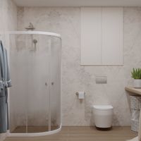 ДШ Лайт 90*90 (2 места) арт-Щ0000064835 — фото 4, Душевые уголки четверть круга