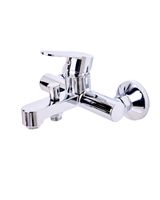 OneLife смеситель для ванны/душа однорычажный полимерный, хром арт-P07-100cr — фото 2, Смеситель для ванны