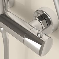 Товар: Душевая стойка Sancos Teo c термостатом, с регулировкой по высоте, цвет хром, арт. SC11001CH - фото 7 Душевая стойка Sancos Teo c термостатом, с регулировкой по высоте, цвет хром, арт. SC11001CH — фото 7, Душевые стойки