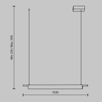 Подвесной светильник Maytoni MOD258PL-L20BS3K — фото 8, Подвесные светильники