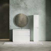 Товар: Тумба под раковину SANCOS Libra Floor напольная, 1190х450х840, c двумя ящиками оснащенными доводчиками, белый глянец , арт. арт-LB120F-1W - фото 2 Тумба под раковину SANCOS Libra Floor напольная, 1190х450х840, c двумя ящиками оснащенными доводчиками, белый глянец , арт. арт-LB120F-1W — фото 2, Тумбы под раковину