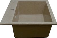 Товар: Кухонная мойка AZARIO Litos 570x505x200 искусственный мрамор, цвет Песочный арт-CS00078326 - фото 1 Кухонная мойка AZARIO Litos 570x505x200 искусственный мрамор, цвет Песочный арт-CS00078326 — фото 1, Кухонные мойки