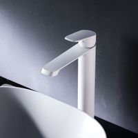 Func, смеситель для умывальника высокий, белый арт-F8F92033 — фото 8, Смесители для раковины