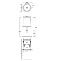 Товар: Раковина SIMAS SHARP накладная без отверстий цвет белый SH10 - фото 3 Раковина SIMAS SHARP накладная без отверстий цвет белый SH10 — фото 3, Раковины накладные