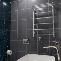 Полотенцесушитель электрический ВИД 6 с полкой 810х500 правый, скр.монтаж, СНШ, белый матовый(RAL 9016), (Ferrum), Маргроид арт-06-8050-1051-9016R — фото 2, Электрические полотенцесушители